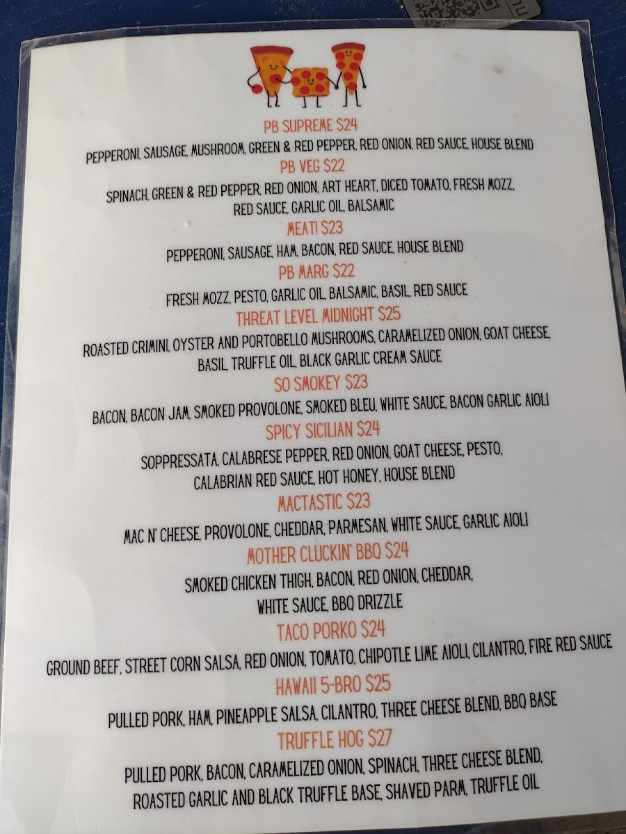 Menu Oak Barrel Public House-8